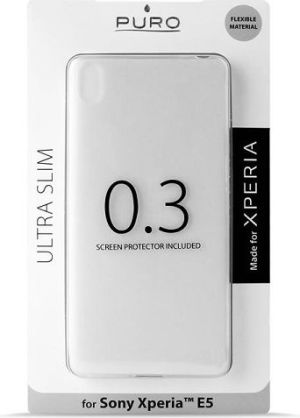 Puro Slim 0.3 dla Sony E5 + folia (SYXE503TR) 3