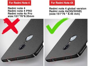 MSVII Etui MSVII Thin Case do Xiaomi Redmi Note 4X global Czerwone 5