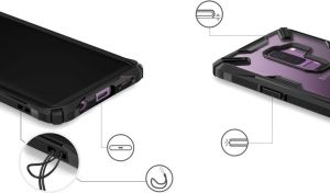 Ringke Etui Ringke Fusion X Samsung Galaxy S9+ Plus black 7