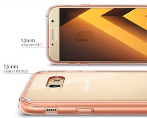 Ringke Etui rearth ringke fusion samsung galaxy a5 2017 Rose Gold 3