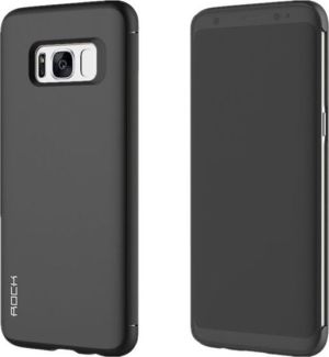 Rock Etui rock dr. v z interaktywną klapką Galaxy S8+ Plus czarne 2