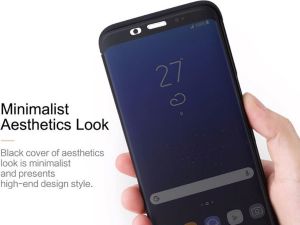 Rock Etui rock dr. v z interaktywną klapką Galaxy S8+ Plus czarne 8