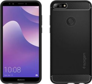 Spigen Etui Spigen Rugged Armor Huawei Y7 Prime 2018 Black 3