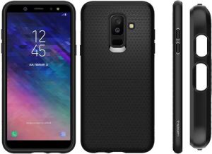 Spigen Etui Spigen Liquid Air Samsung Galaxy A6+ Plus Black 3