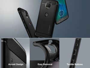 Spigen Etui Spigen Rugged Armor Motorola Moto G5S Plus Black 8