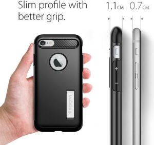Spigen Etui Spigen Slim Armor iPhone 7/8 Jet Black 2