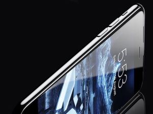 Baseus Baseus szkło silk iPhone 6/ 6s/ 7/ 8 z elastyczną ramką Białe 5