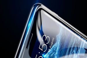 Baseus Baseus szkło silk iPhone 6/ 6s/ 7/ 8 z elastyczną ramką czarne 8