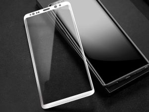 Baseus Baseus szkło hartowane 3D arc Samsung Galaxy Note 8 Białe 3