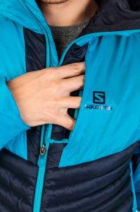 Kurtka męska Salomon Kurtka puchowa męska Haloes Down Hoodie Hawaiian/Night Sky r. L (403850) 9