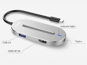 Stacja/replikator Baseus 4w1 USB-C (CABOOK-0V) 9