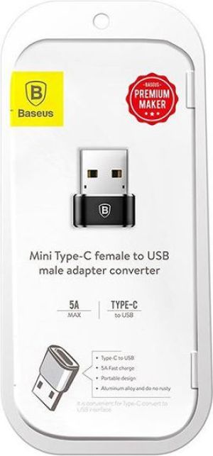 Adapter USB Baseus USB-C - USB Czarny  (28297-uniw) 6
