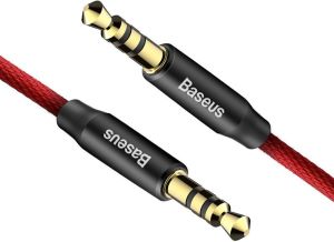 Kabel Baseus Jack 3.5mm - Jack 3.5mm 1m czerwony (27891-uniw) 4