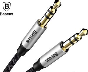 Kabel Baseus Jack 3.5mm - Jack 3.5mm 1m czarny (27890-uniw) 3