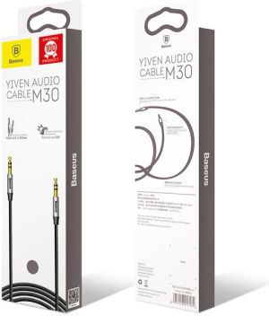 Kabel Baseus Jack 3.5mm - Jack 3.5mm 1m czarny (27890-uniw) 4