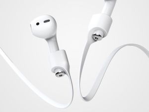 Baseus Baseus AirPods Strap pasek przewód do słuchawek apple white ACGS-A0G 10