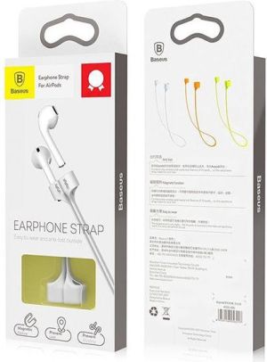 Baseus Baseus AirPods Strap pasek przewód do słuchawek apple white ACGS-A0G 7