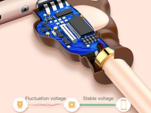 Kabel USB Baseus Kabel Baseus Bear 2a 1m lightning iPhone iPad iPod brązowy 8