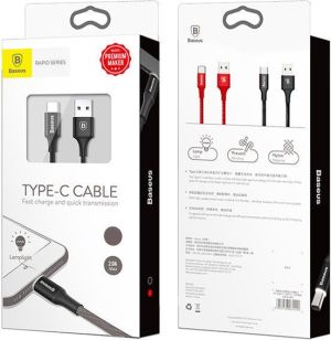 Kabel USB Baseus USB-A - USB-C 2 m Czarny (29247-uniw) 11