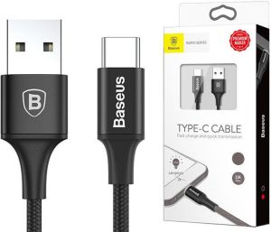 Kabel USB Baseus USB-A - USB-C 2 m Czarny (29247-uniw) 1