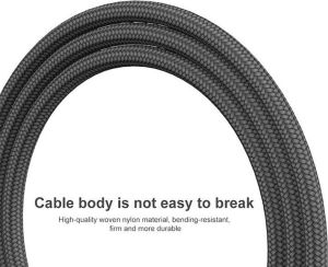 Kabel USB Baseus USB-A - USB-C 2 m Czarny (29247-uniw) 7