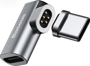 Adapter USB Baseus USB-C - USB-C Srebrny  (29230-uniw) 1