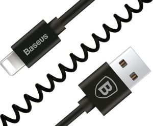 Kabel USB Baseus Wtyczka prosta USB-A - Lightning 1.6 m Czarny (25670-uniw) 1