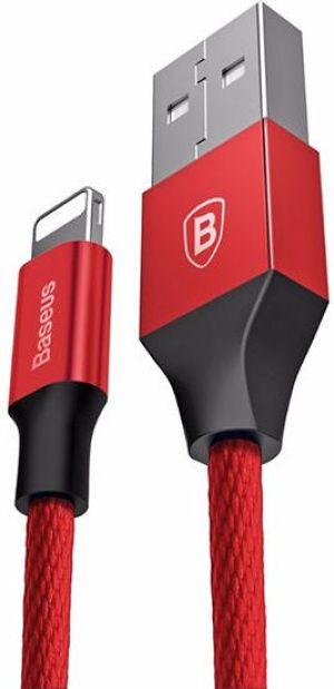 Kabel USB Baseus USB-A - Lightning 1.2 m Czerwony (25266-uniw) 3