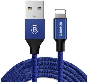 Kabel USB Baseus USB-A - Lightning 1.2 m Niebieski (25264-uniw) 1