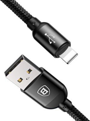 Kabel USB Baseus USB-A - USB-C + microUSB + Lightning 1.2 m Czarny (31567-uniw) 4
