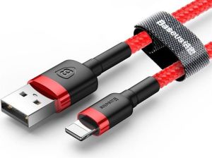 Kabel USB Baseus USB-A - Lightning 2 m Czerwony (31564-uniw) 1