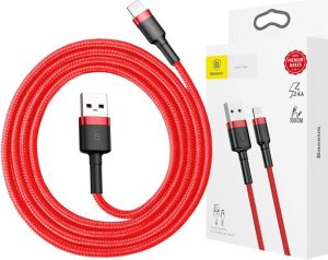 Kabel USB Baseus USB-A - Lightning 2 m Czerwony (31564-uniw) 6