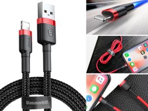 Kabel USB Baseus USB-A - Lightning 2 m Czerwony (31564-uniw) 7