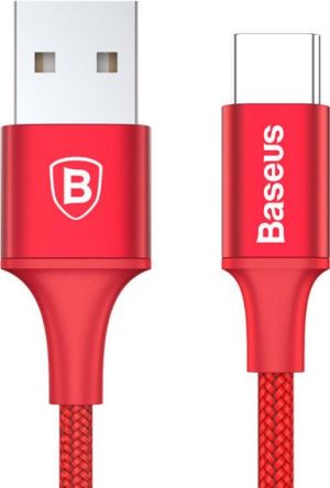 Kabel USB Baseus USB-A - 1 m Czerwony (30635-uniw) 1