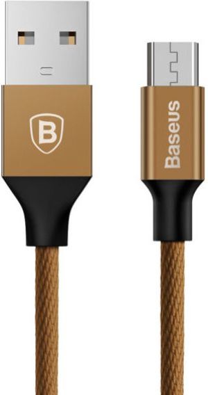 Kabel USB Baseus USB-A - microUSB 1.5 m Brązowy (30541-uniw) 2