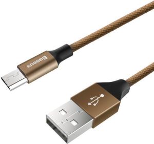 Kabel USB Baseus USB-A - microUSB 1.5 m Brązowy (30541-uniw) 3