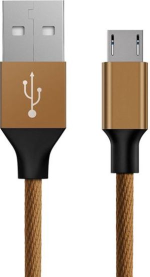 Kabel USB Baseus USB-A - microUSB 1.5 m Brązowy (30541-uniw) 5