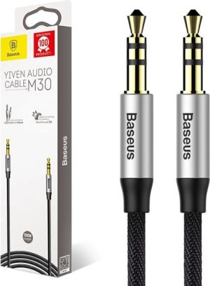 Kabel Baseus Jack 3.5mm - Jack 3.5mm 1.5m czarny (30477-uniw) 2