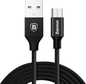 Kabel USB Baseus USB-A - microUSB 1.5 m Czarny (30460-uniw) 1