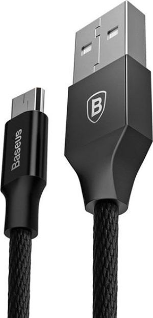 Kabel USB Baseus USB-A - microUSB 1.5 m Czarny (30460-uniw) 2