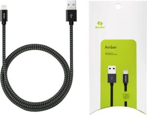 Kabel USB Benks Benks kabel Lightning (MFI) Amber 120cm iPhone 1