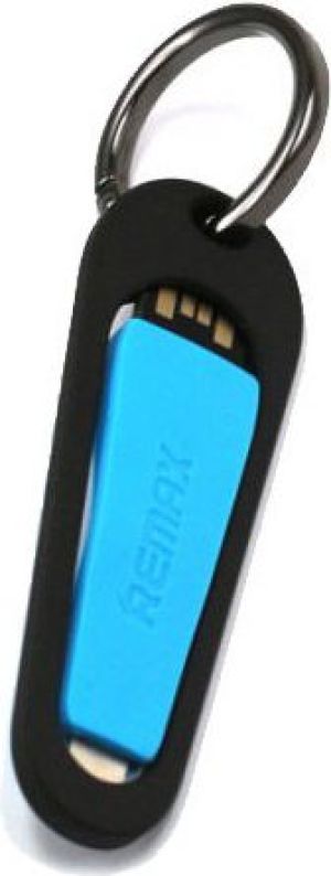 Kabel USB Remax Remax Rings Cable RC-024 Brelok USB - Lightning Czarno-Niebieski 1