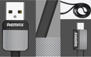 Kabel USB Remax Kabel Remax RC-044m Platinum USB - USB C Metal Czarny 4