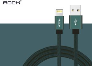 Kabel USB Rock Space USB-A - Lightning 1.8 m Zielony (29564-uniw) 5