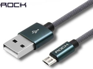 Kabel USB Rock Space USB-A - microUSB 1 m Szary (26565-uniw) 3