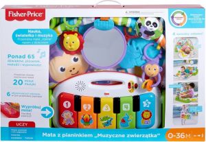 Fisher Price Mata z pianinkiem Muzyczne zwierzątka (FWT13) 2