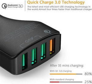 Ładowarka Aukey CC-T9 4x USB-A 7.2 A  (23781-uniw) 2