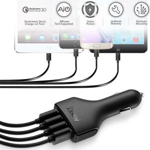Ładowarka Aukey CC-T9 4x USB-A 7.2 A  (23781-uniw) 4