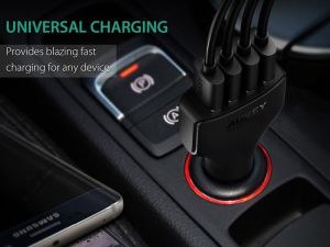 Ładowarka Aukey CC-T9 4x USB-A 7.2 A  (23781-uniw) 8