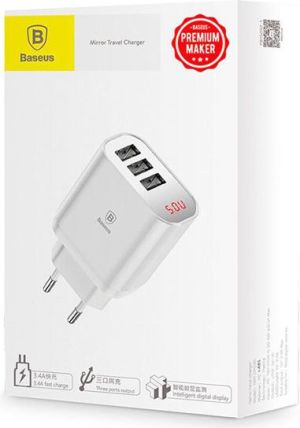 Ładowarka Baseus Mirror Lake 3x USB-A 2.4 A (31568-uniw) 5